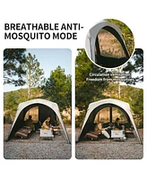 Naturehike Cloud Boundar Tent Door Curtain for 4-sided Canopy Tent, Sun Shelter Accessory, Windproof & Privacy Screen for Camping Canopy Tent