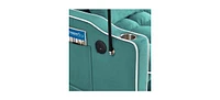 Versatile 55.5" Foldable Sofa Bed with Adjustable Back, Usb Port, and Phone Stand (Green)