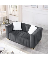 Gray Chesterfield Sofa