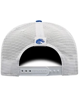 Top of the World Men's Royal/White Boise State Broncos Victory Baseline Adjustable Trucker Hat