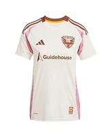 Adidas Women's Aaron Herrera Natural D.c. United 2025 The Soul Kit Replica Player Jersey