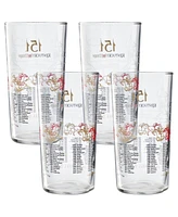 West Coast Novelty 151st Kentucky Derby Mint Julep Glasses, Set of 4
