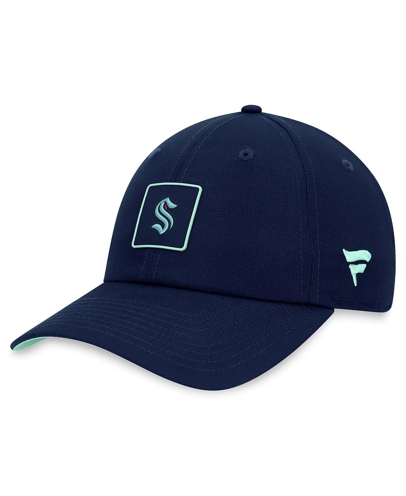 Fanatics Men's Blue Seattle Kraken Authentic Pro Rink Adjustable Hat