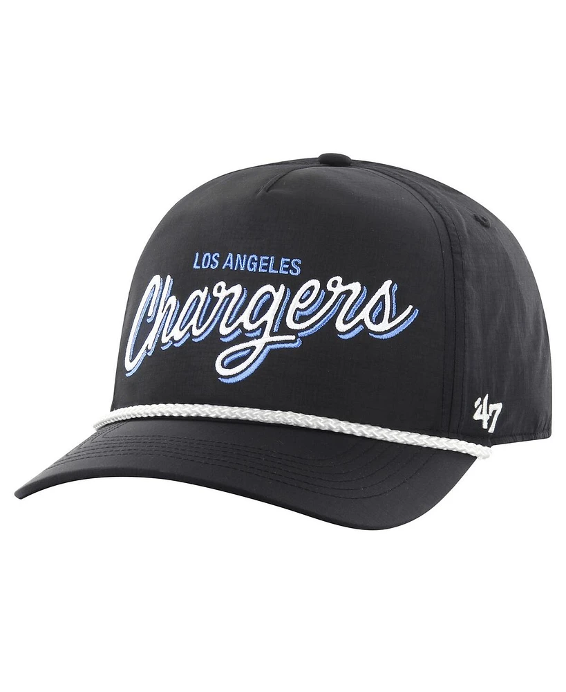 '47 Brand Men's Black Los Angeles Chargers Fairway Hitch Brrr Adjustable Hat