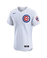 Nike Men's Dansby Swanson White Chicago Cubs Home Elite Player Jersey