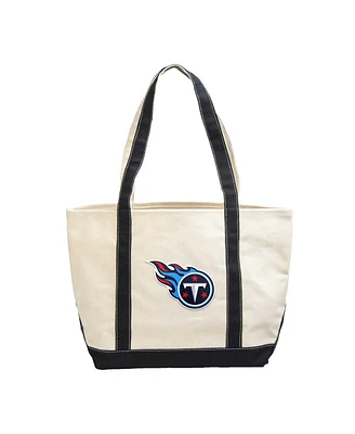 Logo Brands Tennessee Titans Canvas Tote Bag