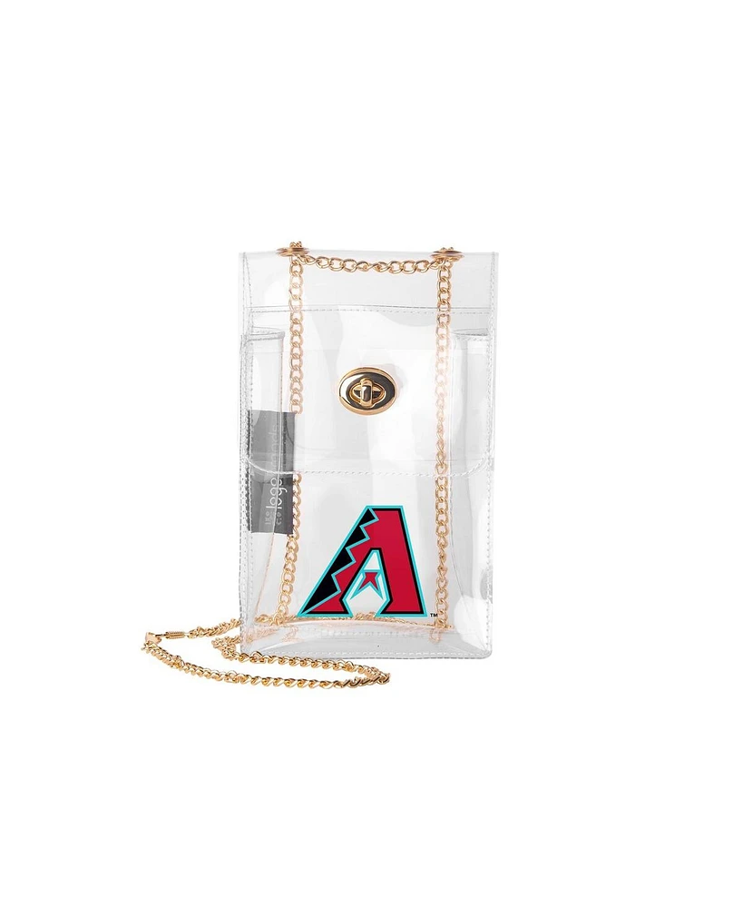 Logo Brands Arizona Diamondbacks Clear Essential Crossbody Purse