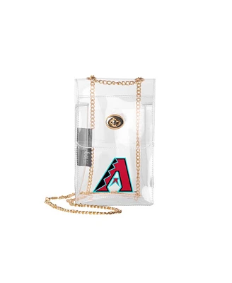 Logo Brands Arizona Diamondbacks Clear Essential Crossbody Purse