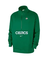 Nike Men's Kelly Green Boston Celtics Courtside Club Half-Zip Pullover Hoodie
