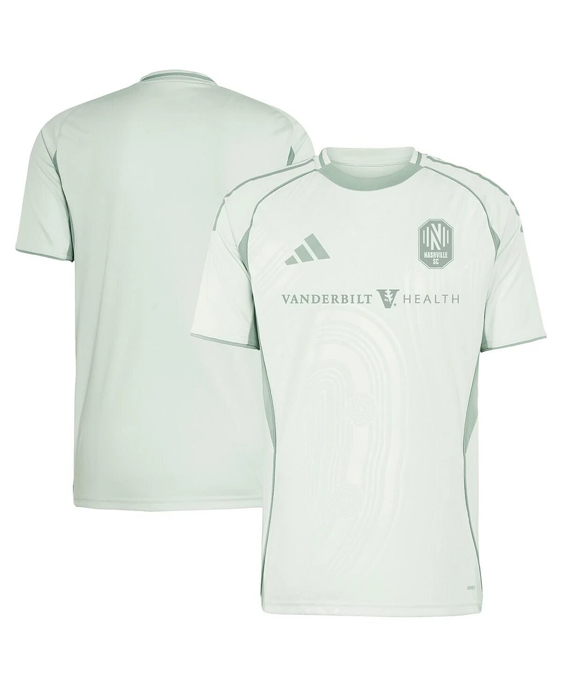 Adidas Men's Light Green Nashville Sc 2025 One Planet Pre-Match Jersey
