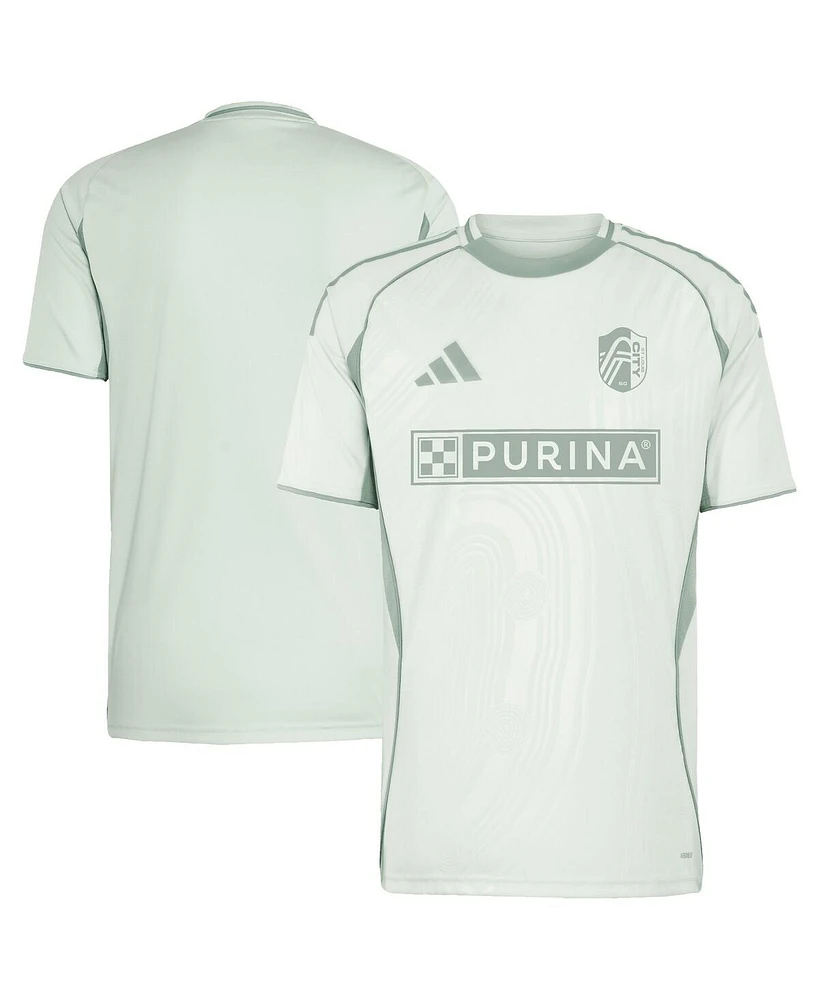 Adidas Men's Light Green St. Louis City Sc 2025 One Planet Pre-Match Jersey