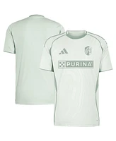 Adidas Men's Light Green St. Louis City Sc 2025 One Planet Pre-Match Jersey