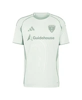 Adidas Men's Light Green D.c. United 2025 One Planet Pre-Match Jersey