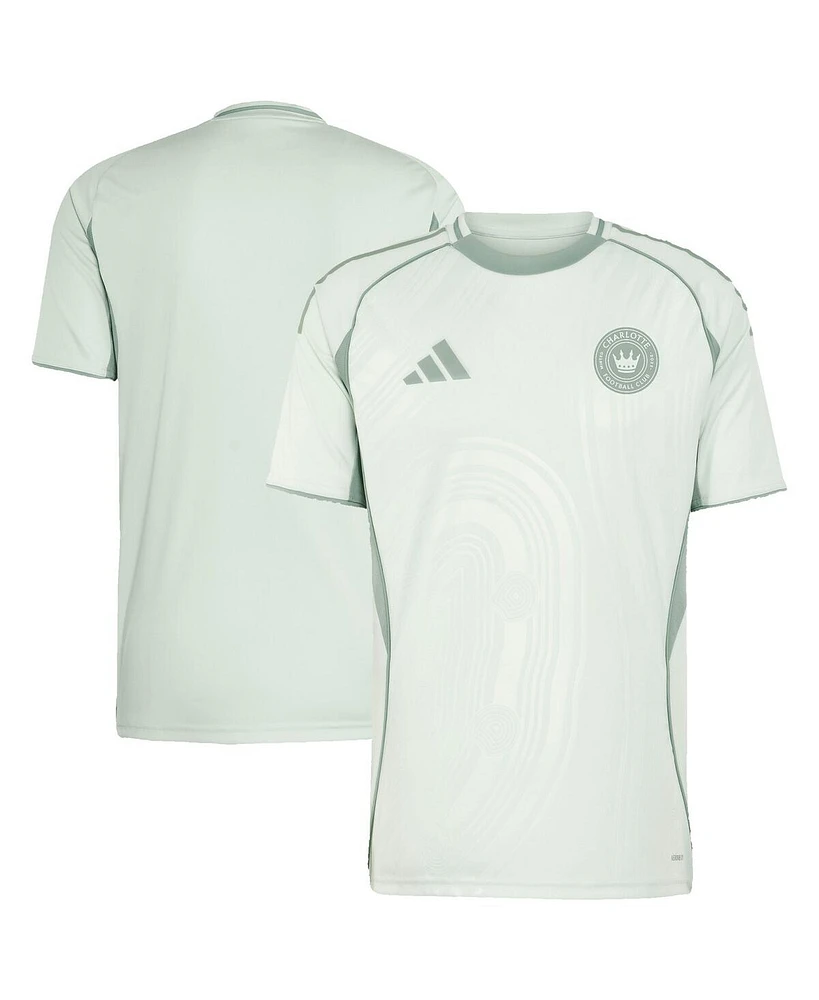 Adidas Men's Light Green Charlotte Fc 2025 One Planet Pre-Match Jersey
