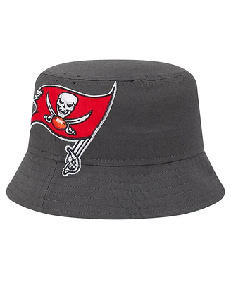 New Era Men's Pewter Tampa Bay Buccaneers Helmet Bucket Hat