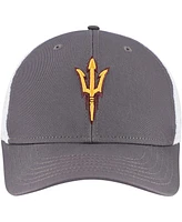 Top of the World Men's Gray/White Arizona State Sun Devils Victory Baseline Trucker Adjustable Hat
