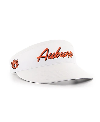 '47 Brand Men's White Auburn Tigers Melbourne Brrr Adjustable Visor