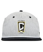 Fanatics Men's Heather Gray Columbus Crew Chip Golfer Snapback Hat