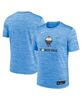 Nike Men's Powder Blue Milwaukee Brewers 2025 City Connect Authentic Collection Velocity Performance T-Shirt