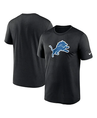 Nike Men's Black Detroit Lions Primetime Legend Logo Performance T-Shirt