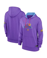Nike Women's Purple Colorado Rockies 2025 City Connect Authentic Collection Pullover Hoodie