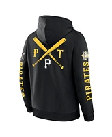 Fanatics Men's Black Pittsburgh Pirates Big City Legacy Fleece Pullover Hoodie