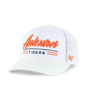 '47 Brand Men's White Auburn Tigers Garner Rope Trucker Adjustable Hat