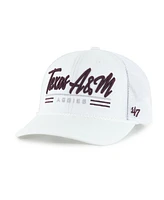 '47 Brand Men's White Texas A&M Aggies Garner Rope Trucker Adjustable Hat