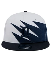 New Era Men's Navy/White Detroit Tigers Jagged 9FIFTY Snapback Hat