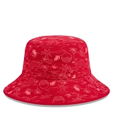 New Era Men's Red Washington Nationals 2025 Spring Training All Over Print Bucket Hat
