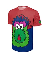 Foco Men's Red/Royal Philadelphia Phillies Big Logo Mascot T-Shirt