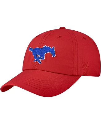 Top of the World Men's Red Smu Mustangs Staple Adjustable Hat
