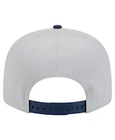 New Era Men's Gray/Navy Miami Marlins 2-Tone Color Pack 9FIFTY Snapback Hat