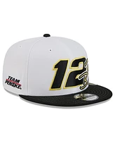 New Era Men's White/Black Ryan Blaney 9FIFTY Snapback Hat