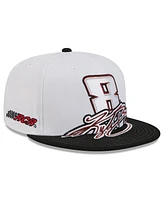 New Era Men's White/Black Kyle Busch 9FIFTY Snapback Hat