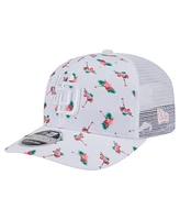 New Era Men's White San Diego Padres Flamingo Mesh Back 9SEVENTY Stretch-Snap Hat