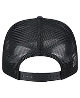 New Era Men's Navy/Black Cincinnati Bengals Adventure Drinks Pattern 9SEVENTY Stretch snap Hat