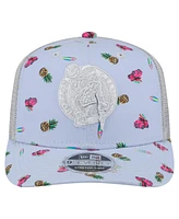 New Era Men's Light Blue/Gray Boston Celtics Adventure Aloha Pattern 9SEVENTY Stretch-Snap Hat