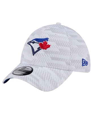 New Era Men's White Toronto Blue Jays Graded 39THIRTY Stretch Fit Hat