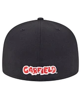 New Era Men's Black Garfield Color Pack 59FIFTY Fitted Hat