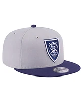New Era Men's Gray Real Salt Lake Color Pack Two-Tone 9FIFTY Snapback Hat