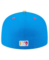 New Era Men's White/Blue San Antonio Missions Copa de la Diversion 59FIFTY Fitted Hat