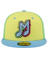 New Era Men's Yellow Memphis Redbirds Copa de la Diversion 59FIFTY Fitted Hat