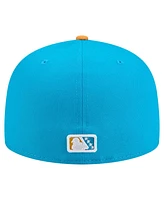 New Era Men's Blue Lansing Lugnuts Copa de la Diversion 59FIFTY Fitted Hat