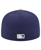 New Era Men's Navy Brooklyn Cyclones Authentic Collection 59FIFTY Fitted Hat