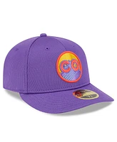 New Era Men's Purple Colorado Rockies 2025 City Connect Batting Practice Low Profile 59FIFTY Fitted Hat