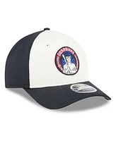 New Era Men's Navy/White Cleveland Guardians City Connect Batting Practice 9FORTY M-Crown Adjustable Hat