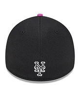 New Era Men's Charcoal/Purple York Mets City Connect Batting Practice 39THIRTY Flex Hat