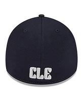 New Era Men's Navy/White Cleveland Guardians City Connect Batting Practice 39THIRTY Flex Hat