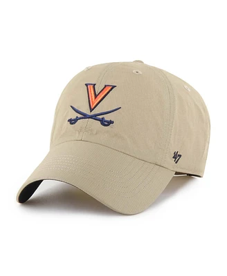 '47 Brand Men's Khaki Virginia Cavaliers Clean Up Brrr Adjustable Hat